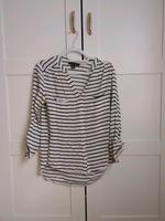 Off-white - schwarz gestreifte Bluse Hessen - Darmstadt Vorschau