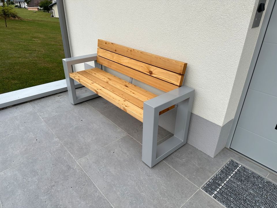 Moderne Gartenbank|Sitzbank|Holzbank|Lounge|Gartenmöbel in Osnabrück