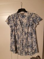 Schöne Bluse weiß mit kleinem blauen Blumen Nordrhein-Westfalen - Kall Vorschau