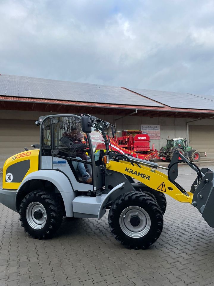 Radlader Kramer 5050 zu vermieten, Kubota mieten, Bau in Abensberg