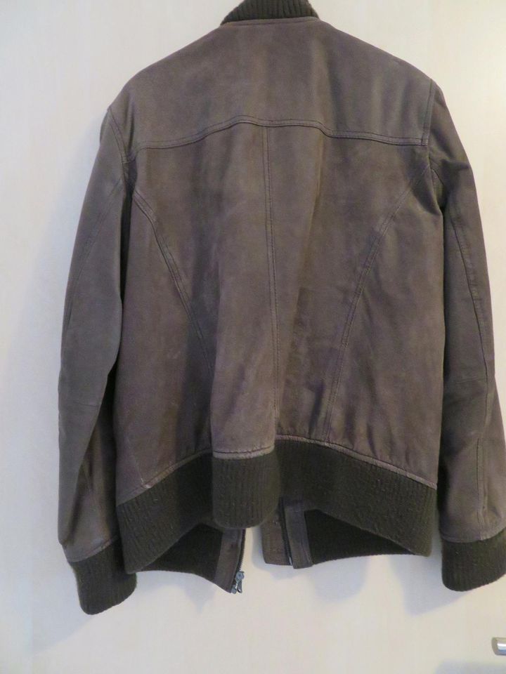 Lederjacke Braun Gr. 42 in Schwandorf