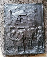 Gußeisen Bild Schmied, Relief, sehr schwer Dortmund - Scharnhorst Vorschau