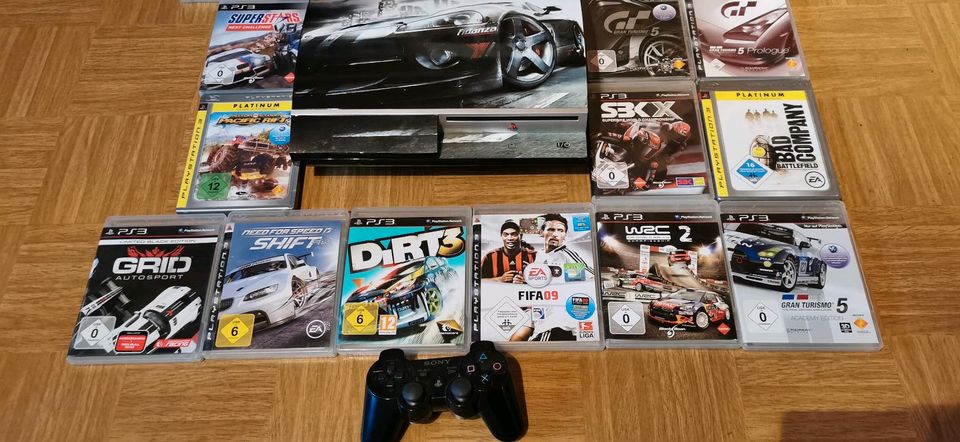 Playstation 3 mit Spielen in Schalkenbach