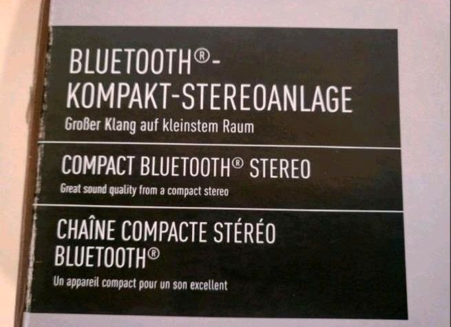Bluetooth Kompakt - Stereoanlage in Lindern (Oldenburg)