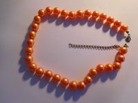 Modeschmuck - Perlenkette apricot Rheinland-Pfalz - Walsdorf Eifel Vorschau