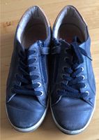 Garvalin Kinder Leder Schuhe sneaker blau gr. 35 Bayern - Kulmain Vorschau