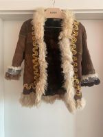 Mantel Hippi Boho 70er Jahre Schaffell Stickerei 128 Kinder Jacke Leipzig - Connewitz Vorschau