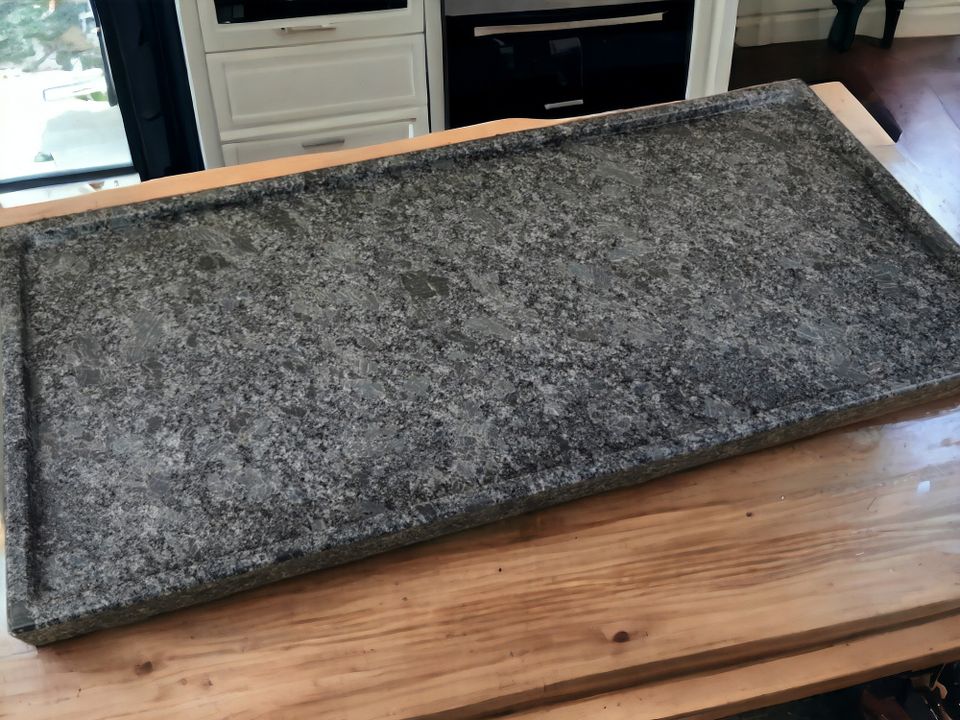Servierplatte Granite Steel Grey Buffetplatte in Katzenbach