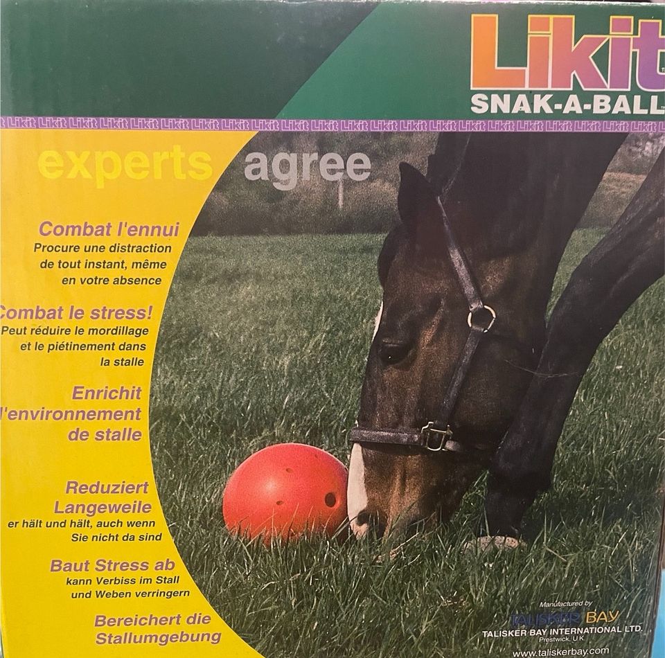 Likit Snack a Ball Futterball Spielball Ball Pferd in Beltheim