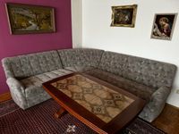 Wohnzimmer Couch mit Einzelsessel und Tisch zu verkaufen Bayern - Mitterfels Vorschau