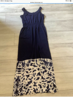 Kleid batik Blau weiß M Retro Festival Hippie Urlaub ungetragen Bayern - Würzburg Vorschau