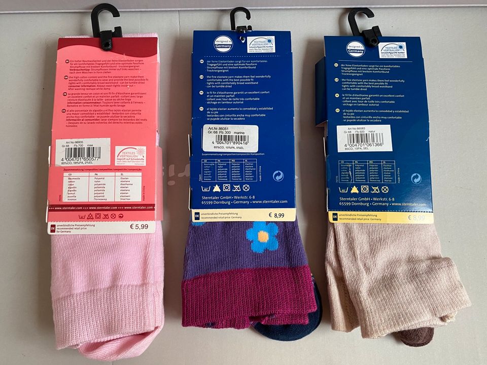 STERNTALER ⭐️ süße Baby Strumpfhose Socken 62 68 für Mädchen rosa in Stadthagen