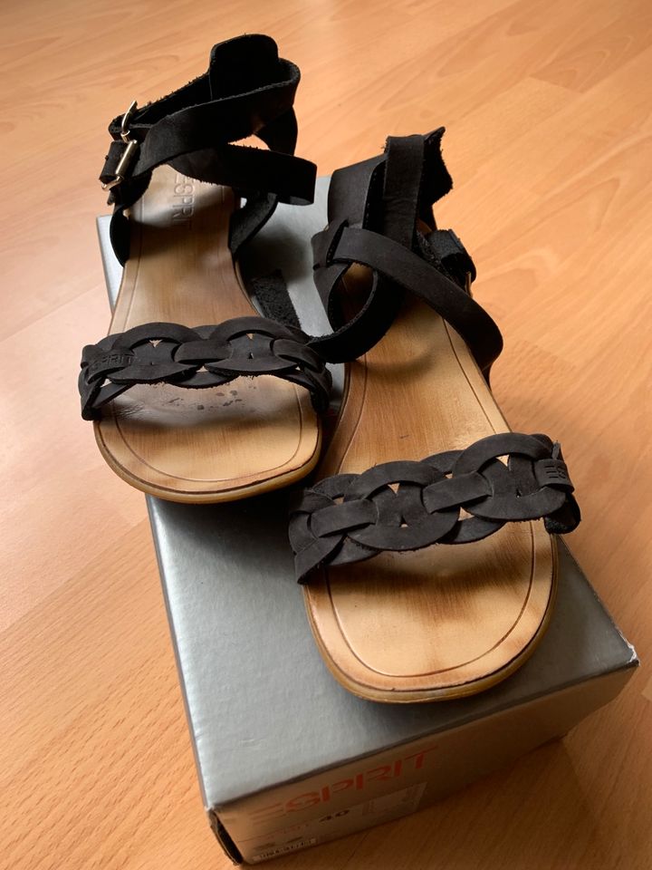 Esprit Sandalen schwarz Größe 40 in Werne