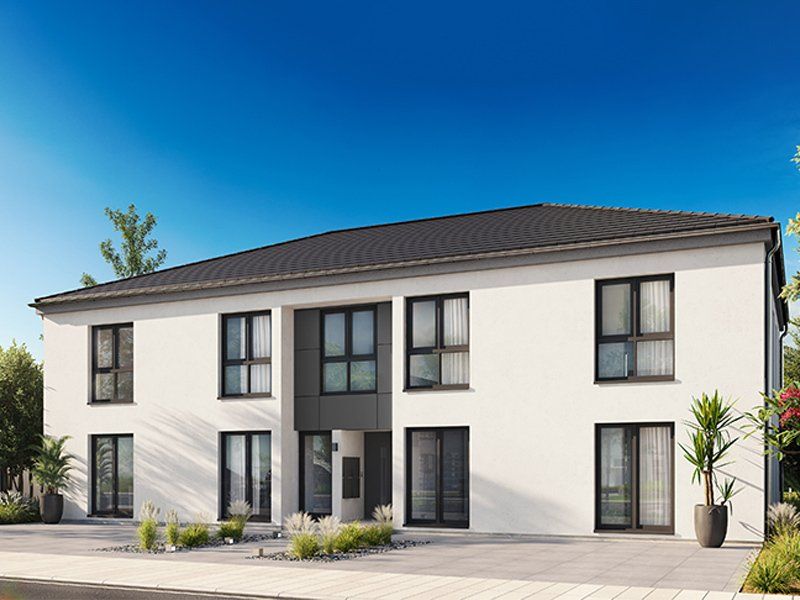 Mehrfamilienhaus, Schlüsselfertig in KFW 40 Standart Bauweise mit Bergblick in Aßling