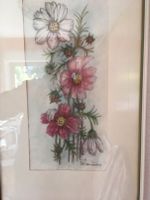 3 Blumenbilder Aquarell  Original incl Originalrahmen. Nordrhein-Westfalen - Krefeld Vorschau