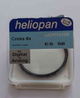 Heliopan Crossfilter Sternfilter Cross 6x Slim Version ES 58 Nordrhein-Westfalen - Dinslaken Vorschau