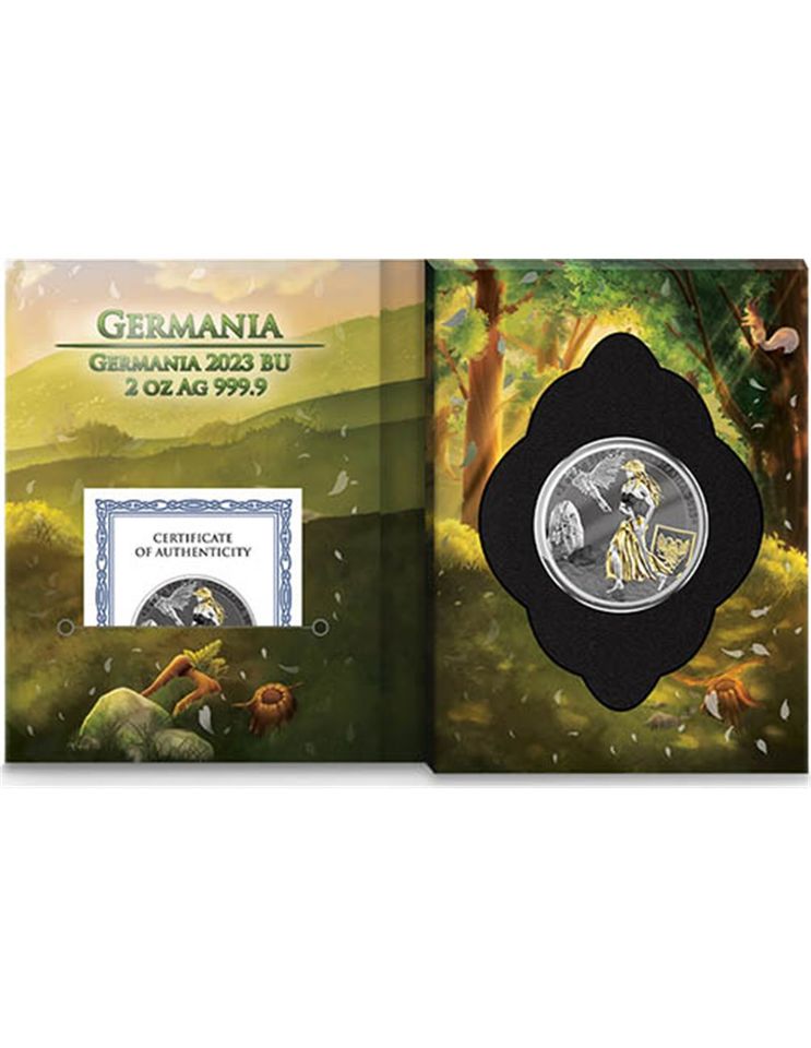 GERMANIA ANA EDITION 2 Oz Silbermünze 10 Mark Germania 2023 in Kaiserslautern