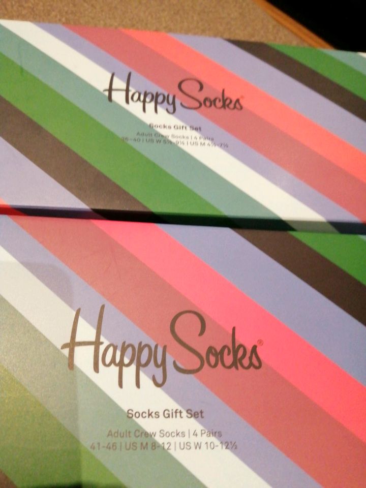 HAPPY SOCKS GeschenkBox *Ostern*NEU&OVP je 4Paar Gr. 36-40&41-46 in Neukirchen-Adorf