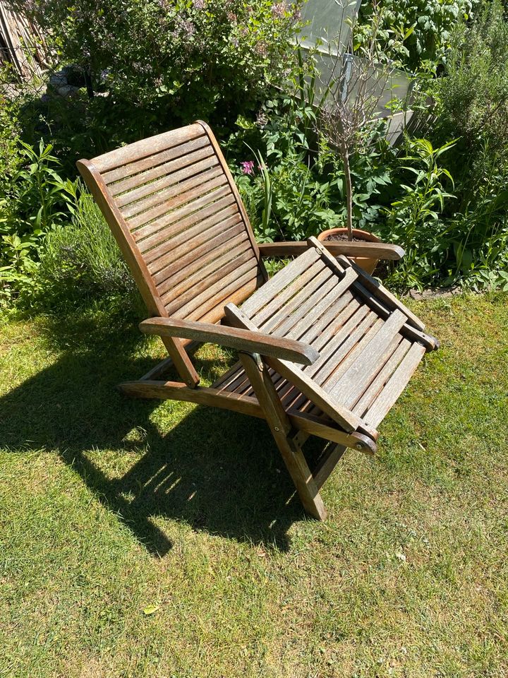 Deck Chair Massivholz für den Garten oder Balkon in Berlin