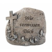 Grabstein "Wir vermissen Dich" - Grabschmuck Trauer Bayern - Hösbach Vorschau