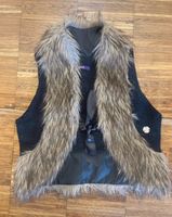 Mexx Weste mit Fake fur, Gr. 110-116, schwarz Brandenburg - Kleinmachnow Vorschau