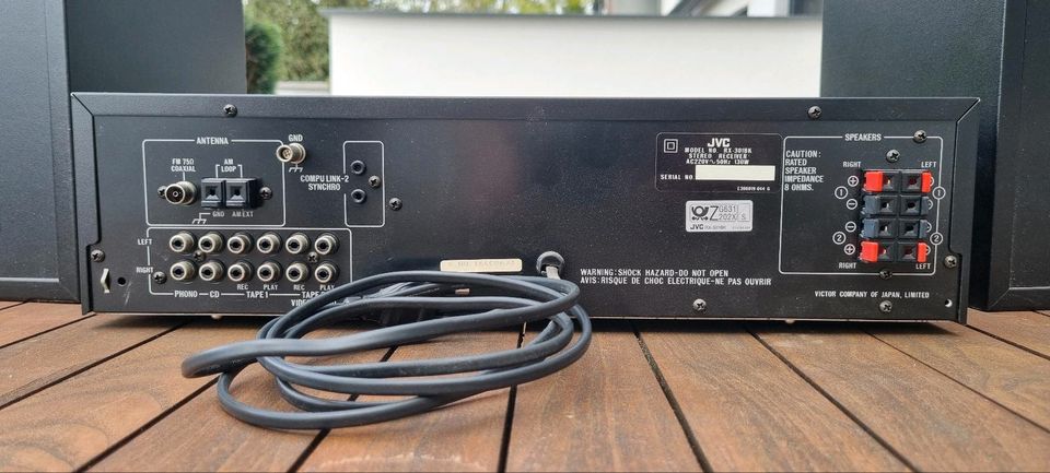 JVC RX-301 Receiver mit Canton Fonum 300 Bassreflex-Lautsprechern in Oberhausen