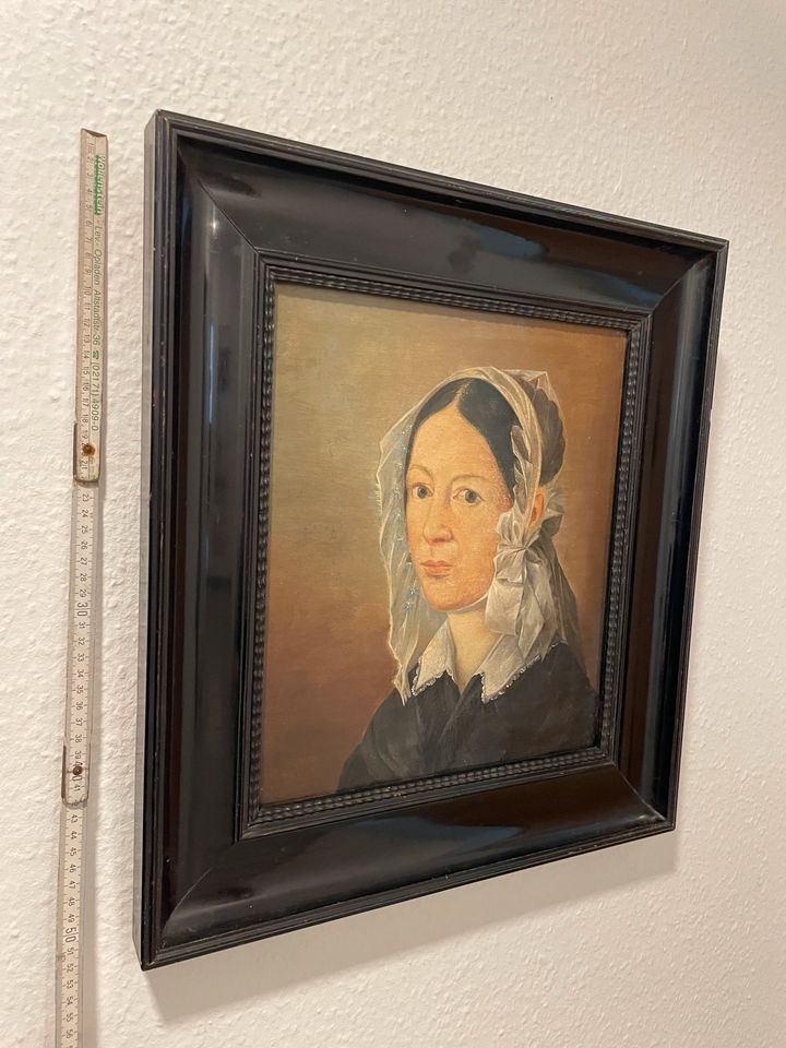 Biedermeier Gemälde Porträt einer Dame. in Leverkusen
