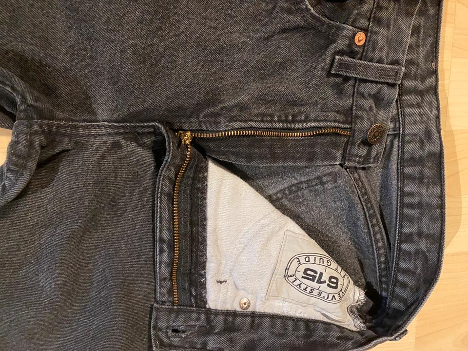 Levi’s 615 29/29 schwarz ausgewaschen Jeans Vintage in Schwarzenbek