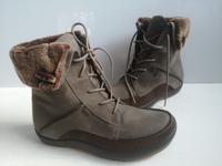 Damen Schuhe Boots Winter Stiefel ECCO GTX Gr 38 braun Nubuk Lede Duisburg - Friemersheim Vorschau