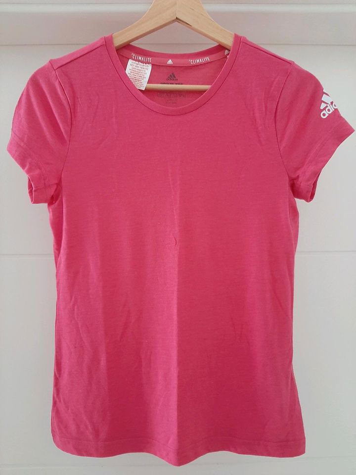 adidas Sportshirt pink Größe 164 in Heiligenhafen 