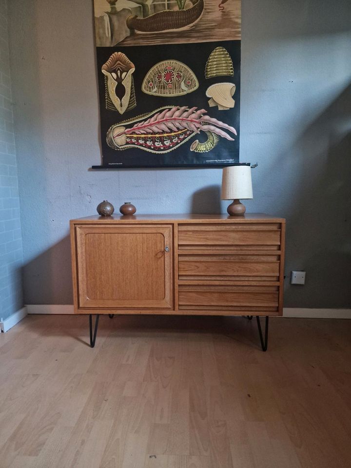 Teak Sideboard Kommode 70er Danish Design Vintage Retro in Hürth