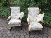 Vintage: 2x Eichen / Polster top Ohrensessel 70€ Niedersachsen - Löningen Vorschau