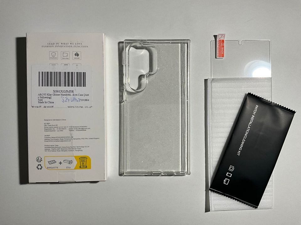 Samsung S24 Ultra Handyhülle mit Panzerglas