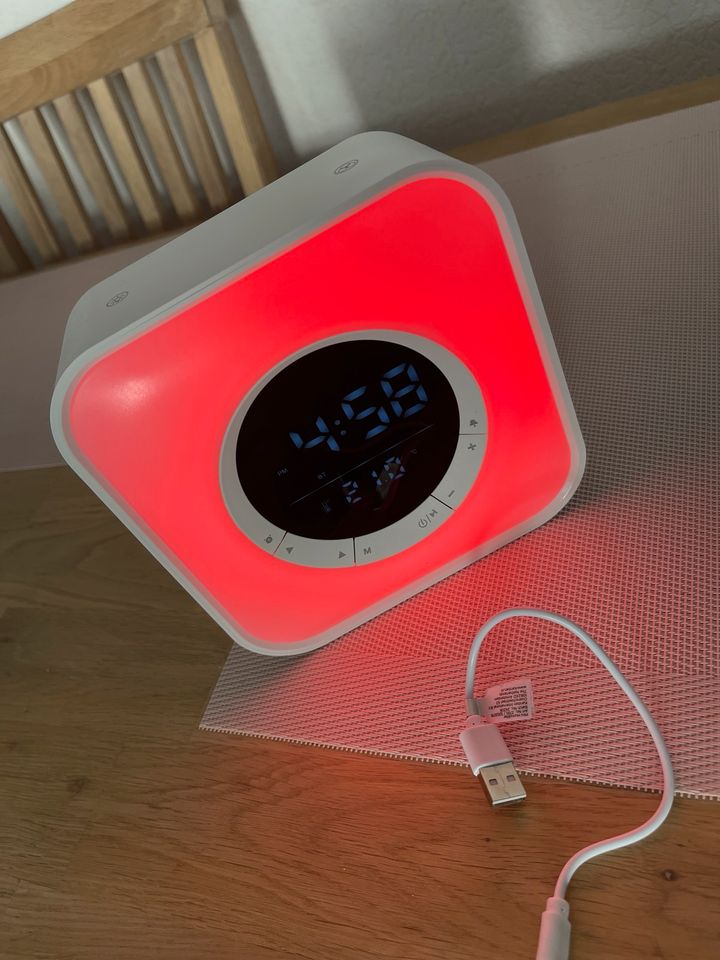 Wecker Teens, Bluetooth Lautsprecher Nachtlicht LED in Essen