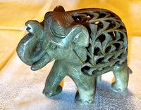 Elefant Undercut Speckstein, ca. 10 cm groß, Deko Nürnberg (Mittelfr) - Aussenstadt-Sued Vorschau