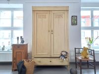 Kleiderschrank Jugendstil antik shabby Vintage Weichholz weiß Dresden - Dresden-Plauen Vorschau