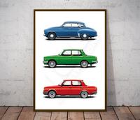 Poster Wartburg 311, 353 und 1.3 Neu DDR Sachsen - Grüna (Sachsen) Vorschau