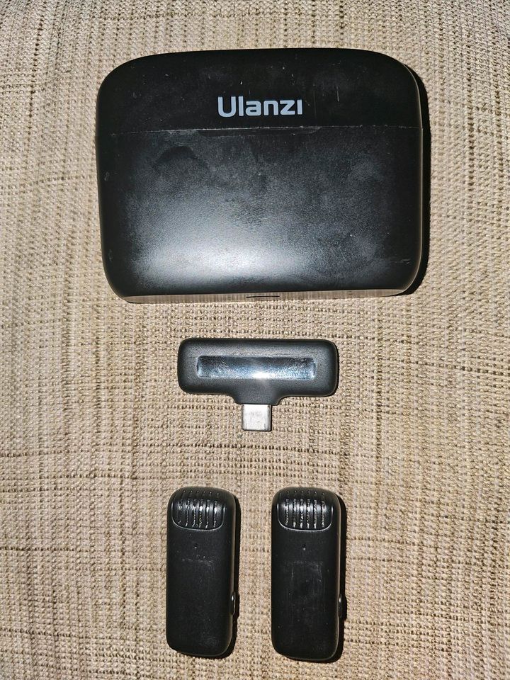 ULANZI Lavalier Mikrofon Wireless USB C, J12 Ansteckmikrofon in Baesweiler
