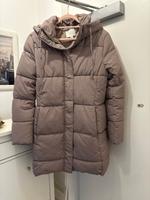 H&M Winter Jacke Mantel Gr. M beige greige mit Kaputze NEU Hessen - Glauburg Vorschau