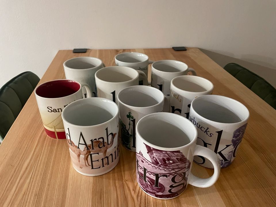 Starbucks City Mug collector series Sammlung 11 Tassen in München