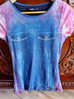 Desigual T-Shirt Gr. M, 38, Jeansoptik, Top Zustand Thüringen - Gera Vorschau