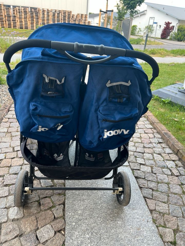 Geschwister Kinderwagen Joovy blau schwarz in Eschbach