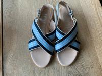 JOOP! Sandalen 41 neu Leder zu Kleid Jeans Leinen Wandsbek - Hamburg Marienthal Vorschau