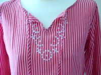 Bluse im Schwedenstil / rot-weiß-gestreift / Gr. 36 / Vintage Berlin - Westend Vorschau