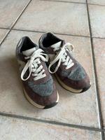 Turnschuhe/Sneaker Gr. 38, grau/braun Schleswig-Holstein - Neumünster Vorschau