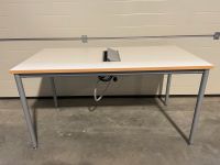 Schreibtisch Esstisch Besprechungstisch weiß grau 140x70x74cm München - Allach-Untermenzing Vorschau