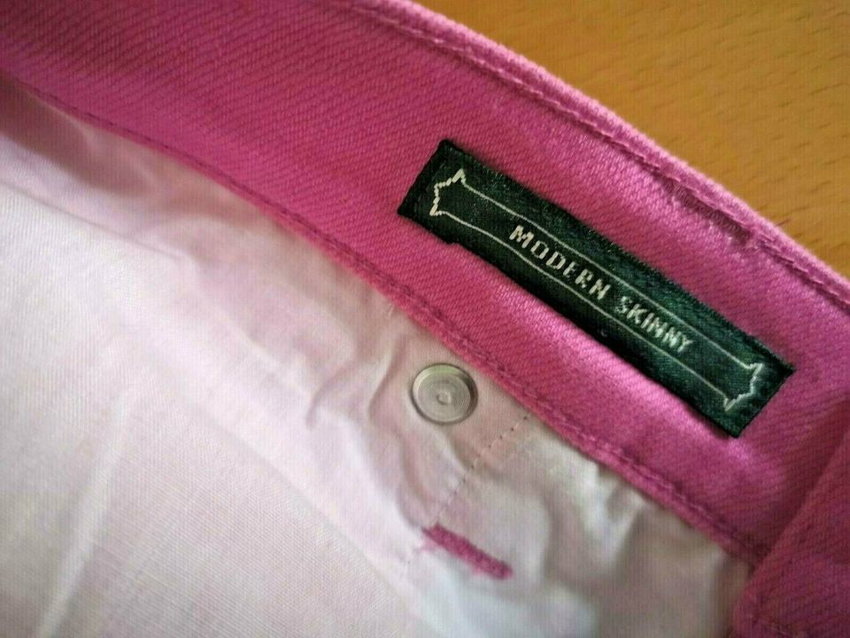 SKINNY Jeans Stoffhose Sommer RALPH LAUREN 4 XS 34 pink HOSE NEU in Berlin