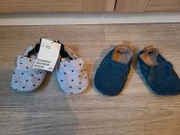 Schläppchen Schühchen Gr 20 21 Baby Jeans blau Sterne grau Münster (Westfalen) - Gievenbeck Vorschau