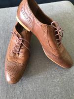 ZARA Woman Halbschuhe Schnür beige Budapester Muster 40 Neu Bonn - Poppelsdorf Vorschau