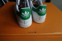 Adidas Stan Smith Gr. 44 2/3 Weiß/Grün Nordrhein-Westfalen - Troisdorf Vorschau